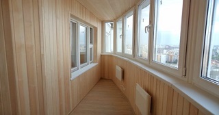Внутренняя отделка лоджии Воткинск, цена от 208 руб. м2